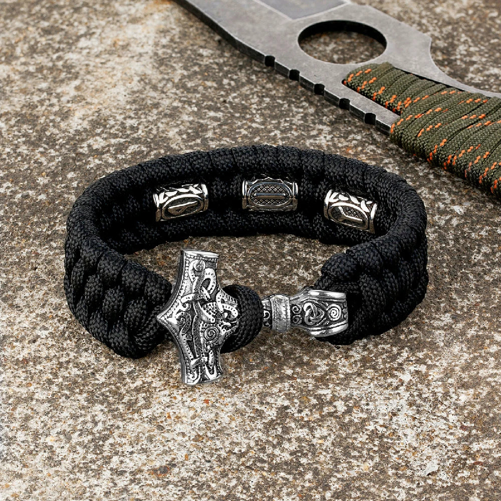 PENDRA Rune Hammer Bracelet