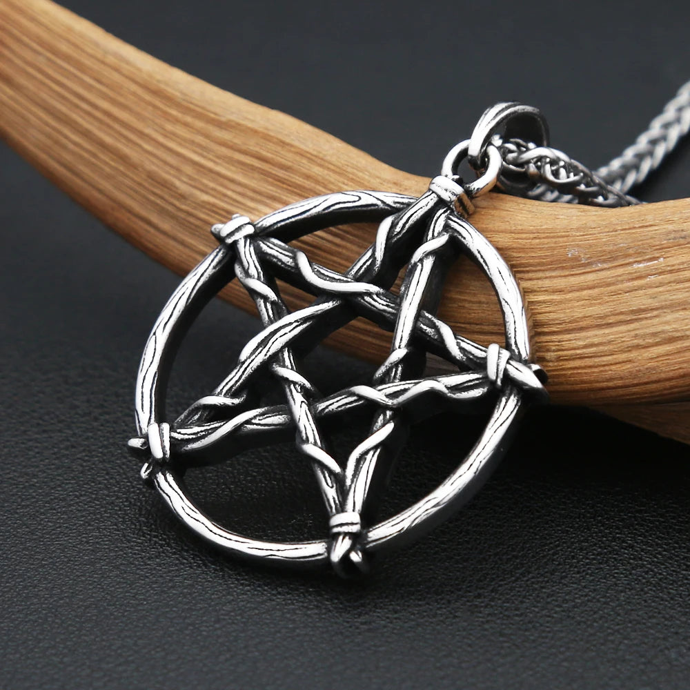 PENDRA Davidstar Stainless Steel Star of David Pendant