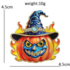PENDRA Witchlight Pumpkin Lantern Brooch