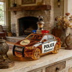 Novelty Police Car Liquor Decanter Crown Stopper Whiskey Dispenser for Bar Collectors