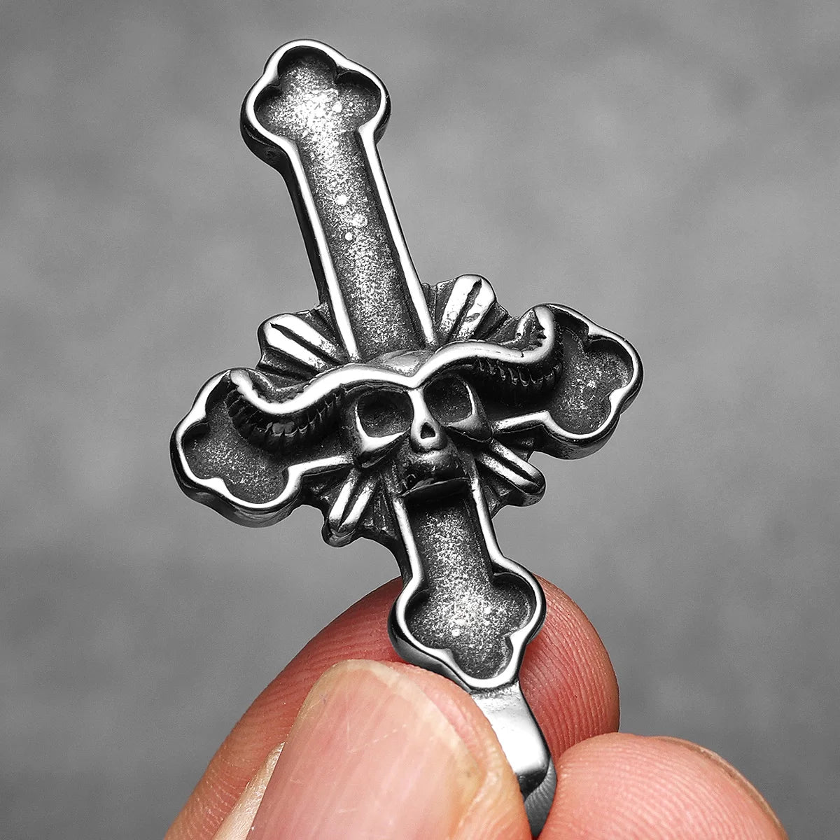 Satan Cross Men Necklaces Stainless Steel Pendant Chain Women Fashion Jewelry Punk Amulets New In Accessories Gifts Wholesale