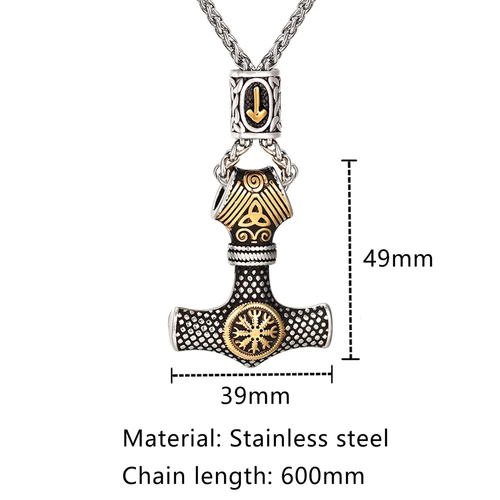 PENDRA Beaded Norse Necklace