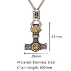 PENDRA Beaded Norse Necklace