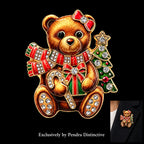 PENDRA Noel Rhinestone Christmas Bear Brooch