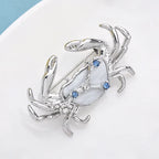 PENDRA Cancer Rhinestone Zodiac Crab Brooch
