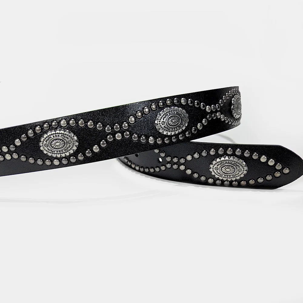 PENDRA Velaene Genuine Leather Pin Buckle Luxury Belt