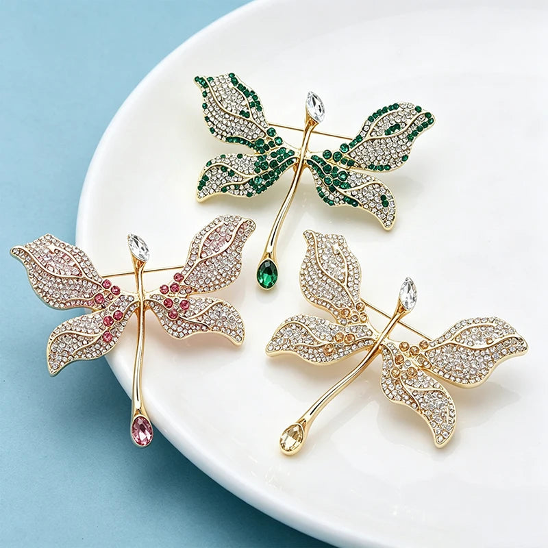 PENDRA Shining Dragonfly Brooch