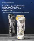 Rechargeable Electric Protein Shaker, Automatic Mixing Blender Bottle, BPA Free Portable Water Cup for Gym, Travel, Hiking,