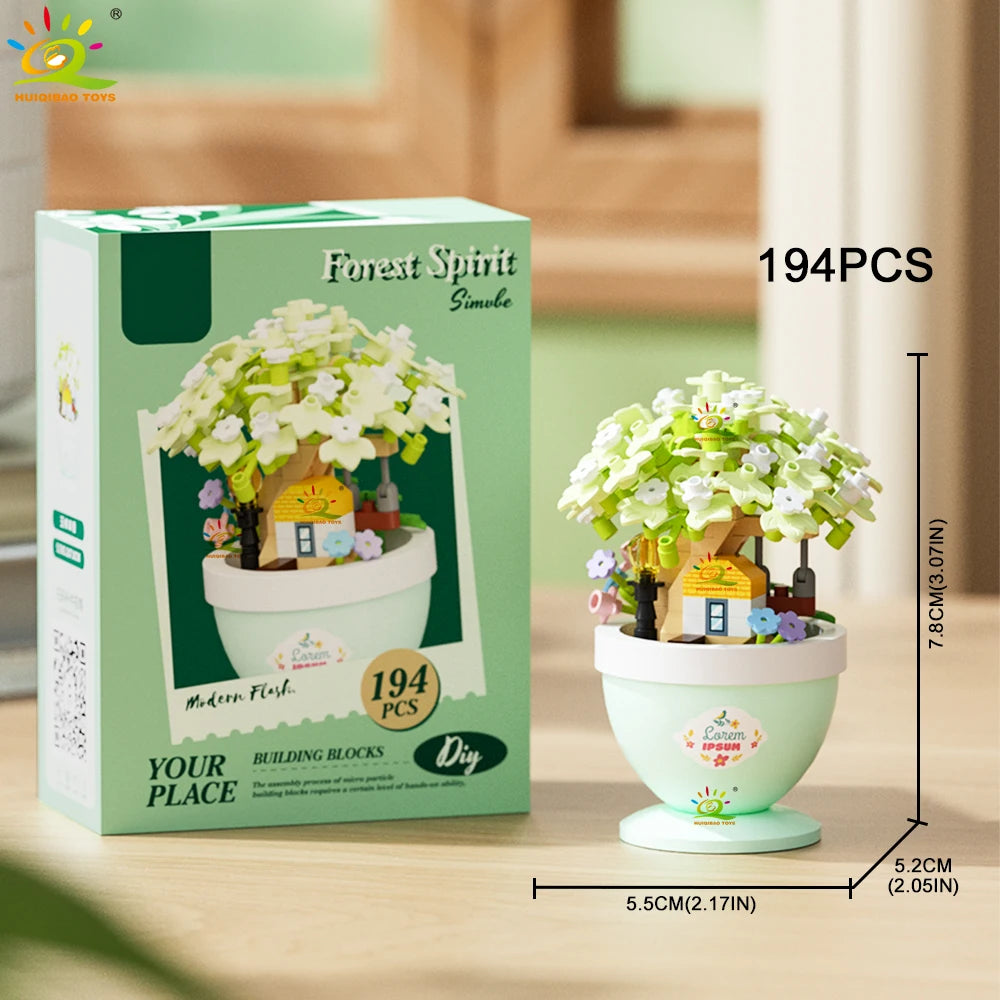 PENDRA Pot Sunflower Micro Building Set