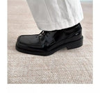 PENDRA Leather Platform British Shoes