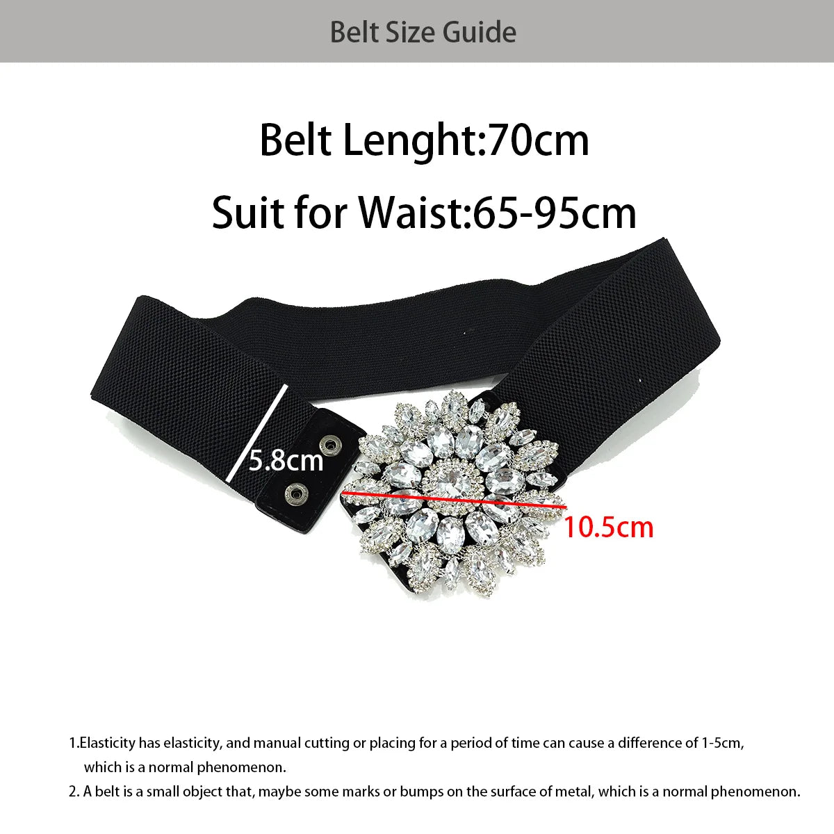 Flower Rhinestone Beaded Elastic Cummerbunds Female Dress Corsets Waistband for Women Elegant Wide Belts Decoration Plus Size