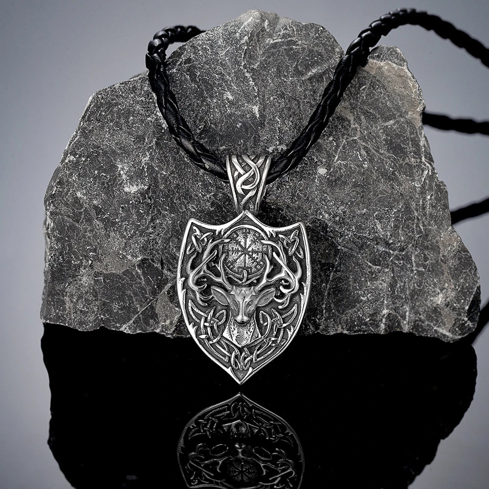 PENDRA Rune Gold Viking Necklace