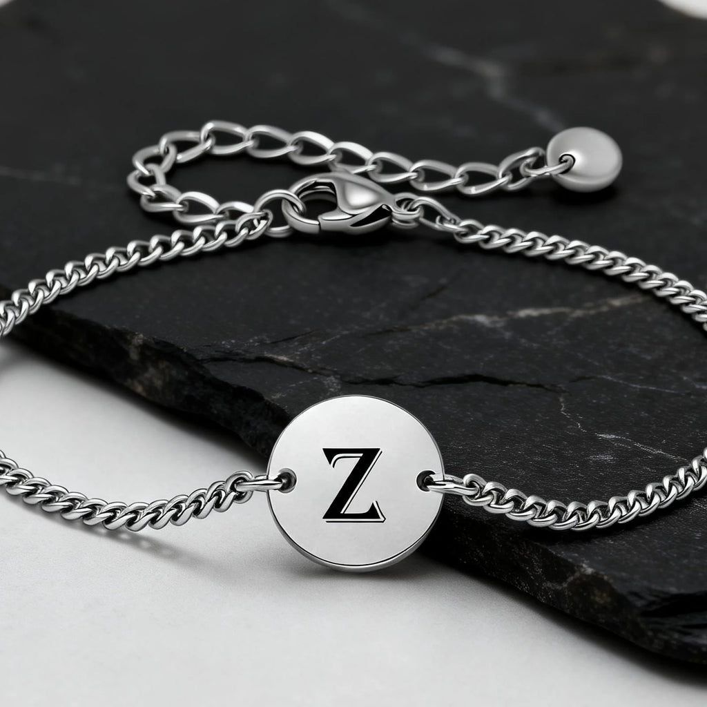 PENDRA Initials Alphabet Bracelet