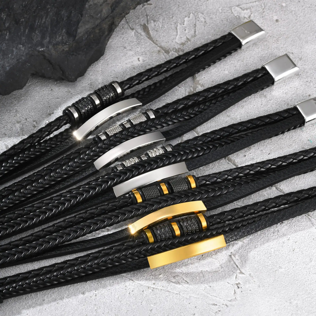 PENDRA Belorin Braided Leather Bracelet