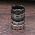PENDRA Runeband Retro Viking Rune Ring