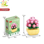 PENDRA Succulent Potted Floral Building Set