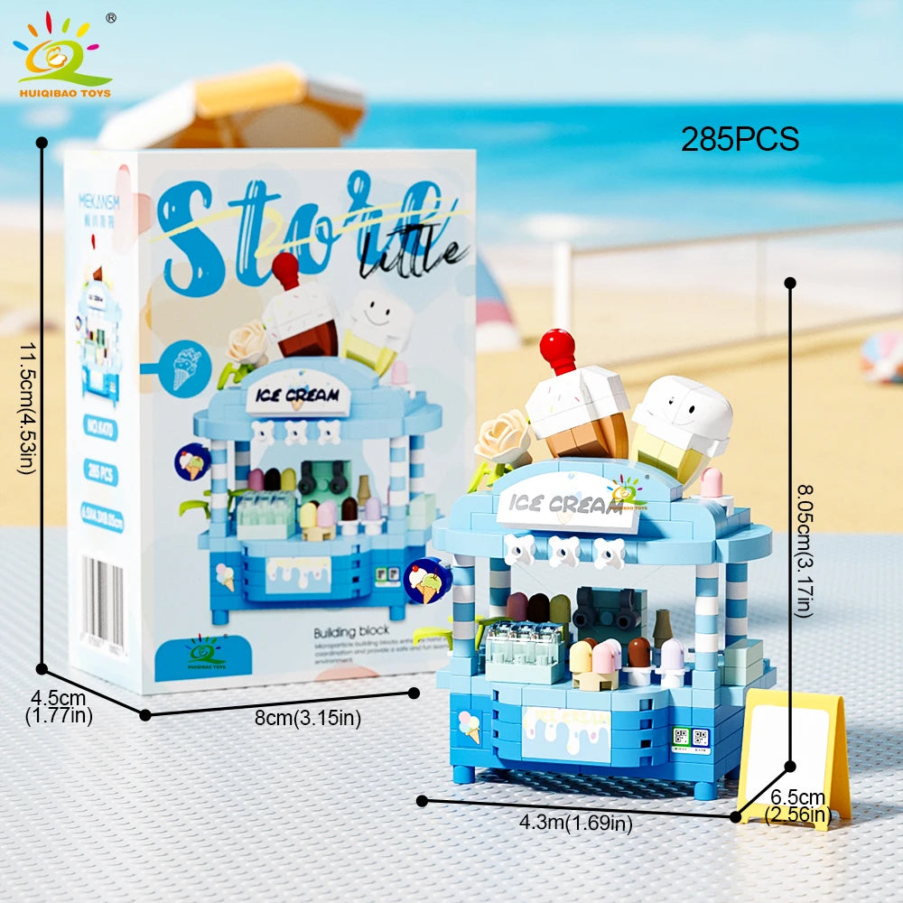 PENDRA Cute Dessert Micro Building Set