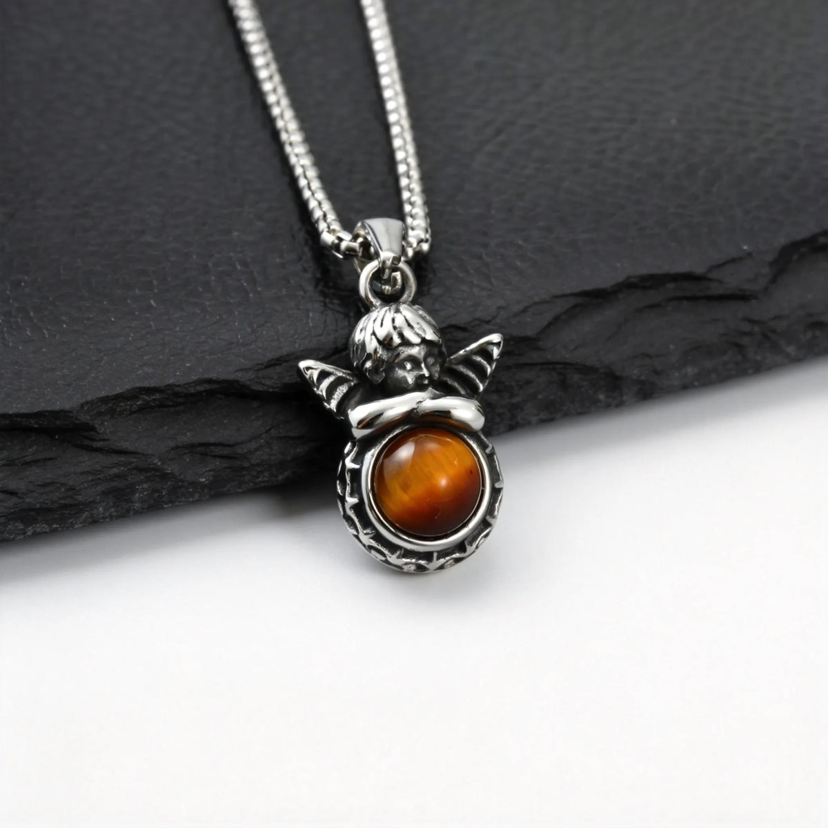 PENDRA Angel Stone Pendant Necklace