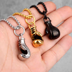 PENDRA Boxing Gloves Boxer Steel Necklace