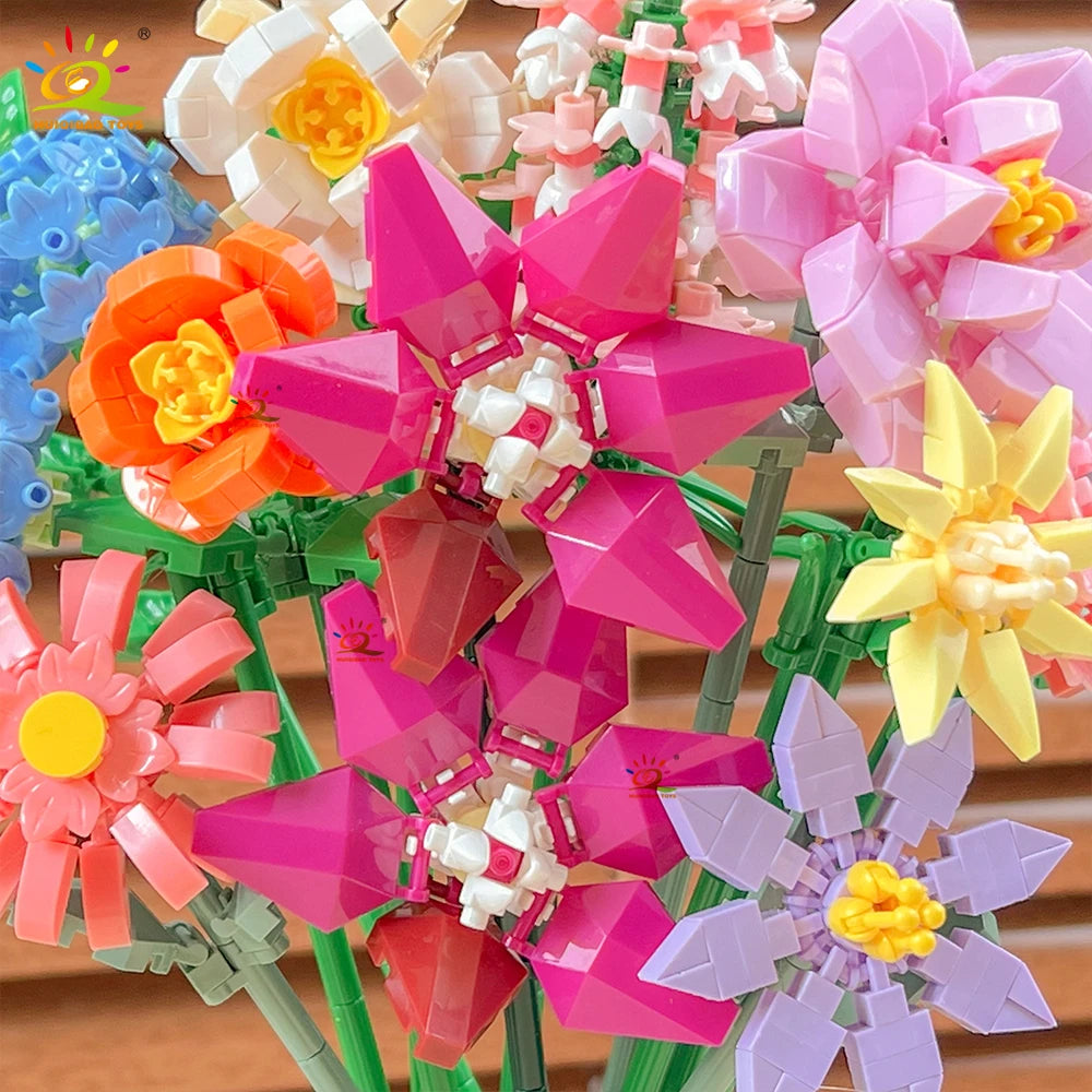 PENDRA Bouquet Rose Micro Building Set