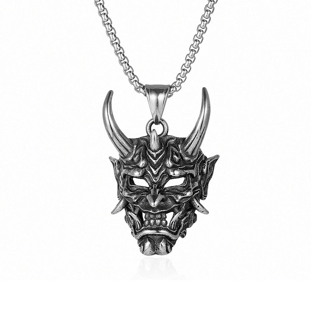 PENDRA Maskskull Gothic Mask Skull Pendant