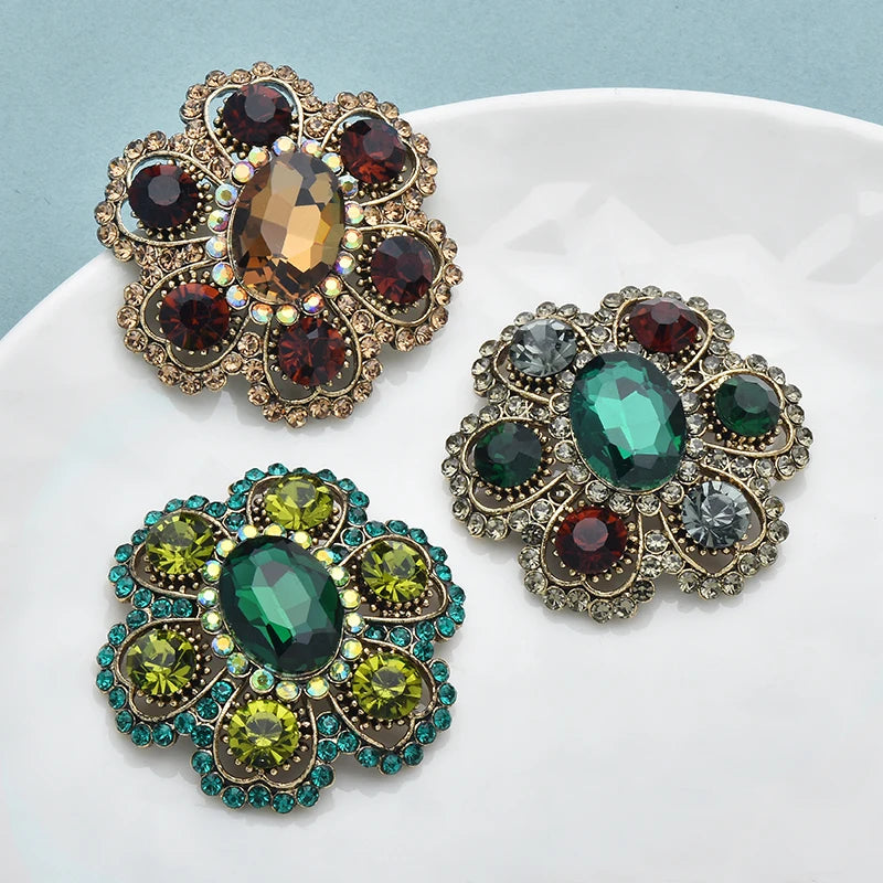 PENDRA Florielle9 Crystal Brooch
