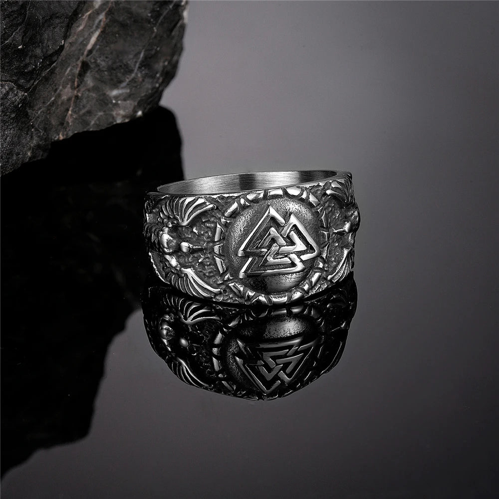 PENDRA Eagle Rune Ring