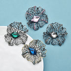 PENDRA Florahollow Hollow-Out Flower Brooch