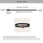 PENDRA Demiessa Leather Gothic Plus Size Belt