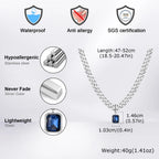 PENDRA Square Cuban Pendant Necklace