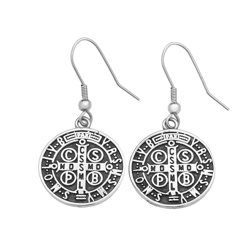 PENDRA Valknut Nordic Rune Earrings