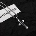PENDRA Crossgold Gold-Plated Cross Pendant Necklace
