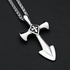 PENDRA Templar Cross Knight Pendant