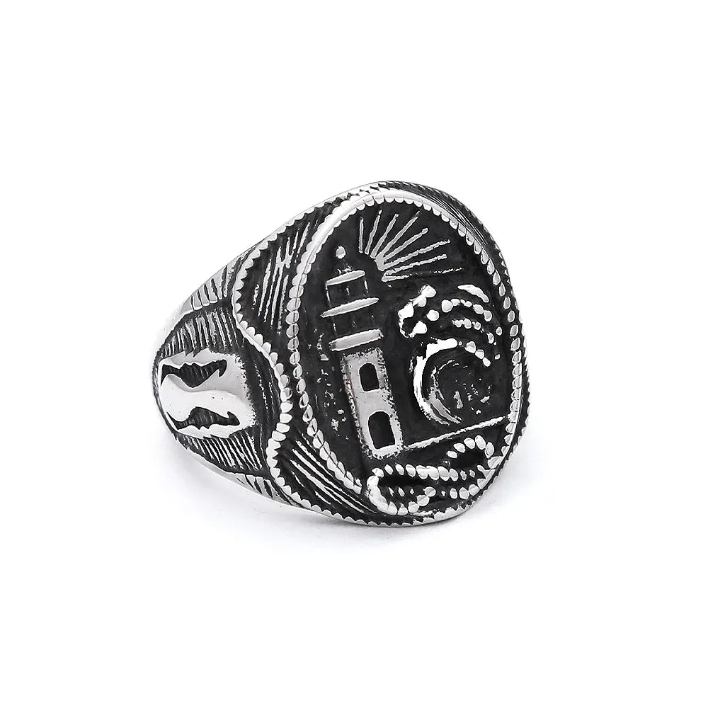 PENDRA Runeband Vintage Viking Rune Ring