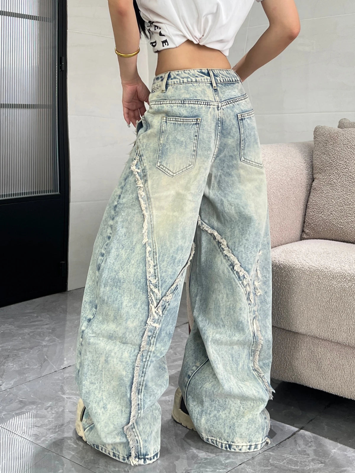 PENDRA American Frayed Edge Jeans