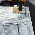 PENDRA Denim Distressed Knee Jeans