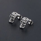 PENDRA Skullpunk Gothic Skull Earrings
