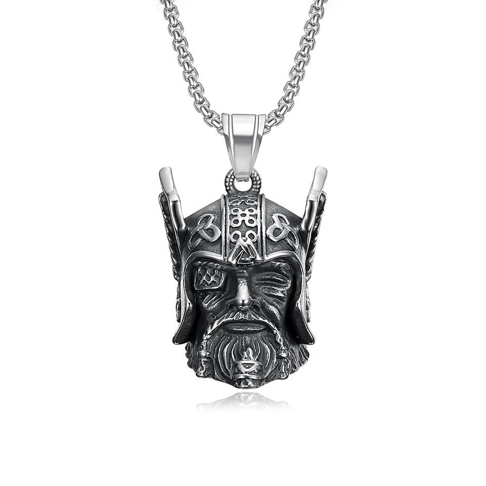 PENDRA Wolfbell Viking Warrior Wolf Bell Pendant