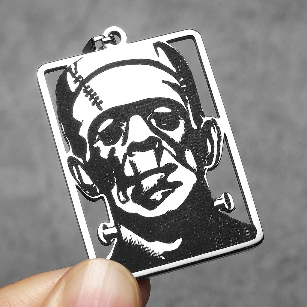 PENDRA Frankenstein Sweater Steel Necklace
