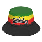 PENDRA Zimbabwe Hats Team Bucket Zwe Yezimbabwe Zimbabwean Flags Bucket Hat