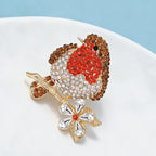 PENDRA Lovely Fat Bird Brooch