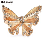 PENDRA Alloy Silk Style Butterfly Brooch