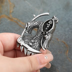 PENDRA Skullpunk Gothic Hip Hop Skull Pendant