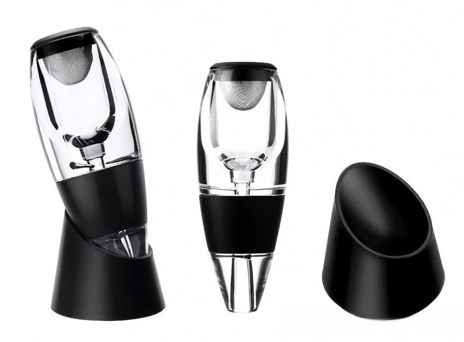 Portable Red Wine Decanter Aerator Bernoulli Air Magic Aerator Red White Wine Whisky Quick Decanter Equipment Bar Accessories