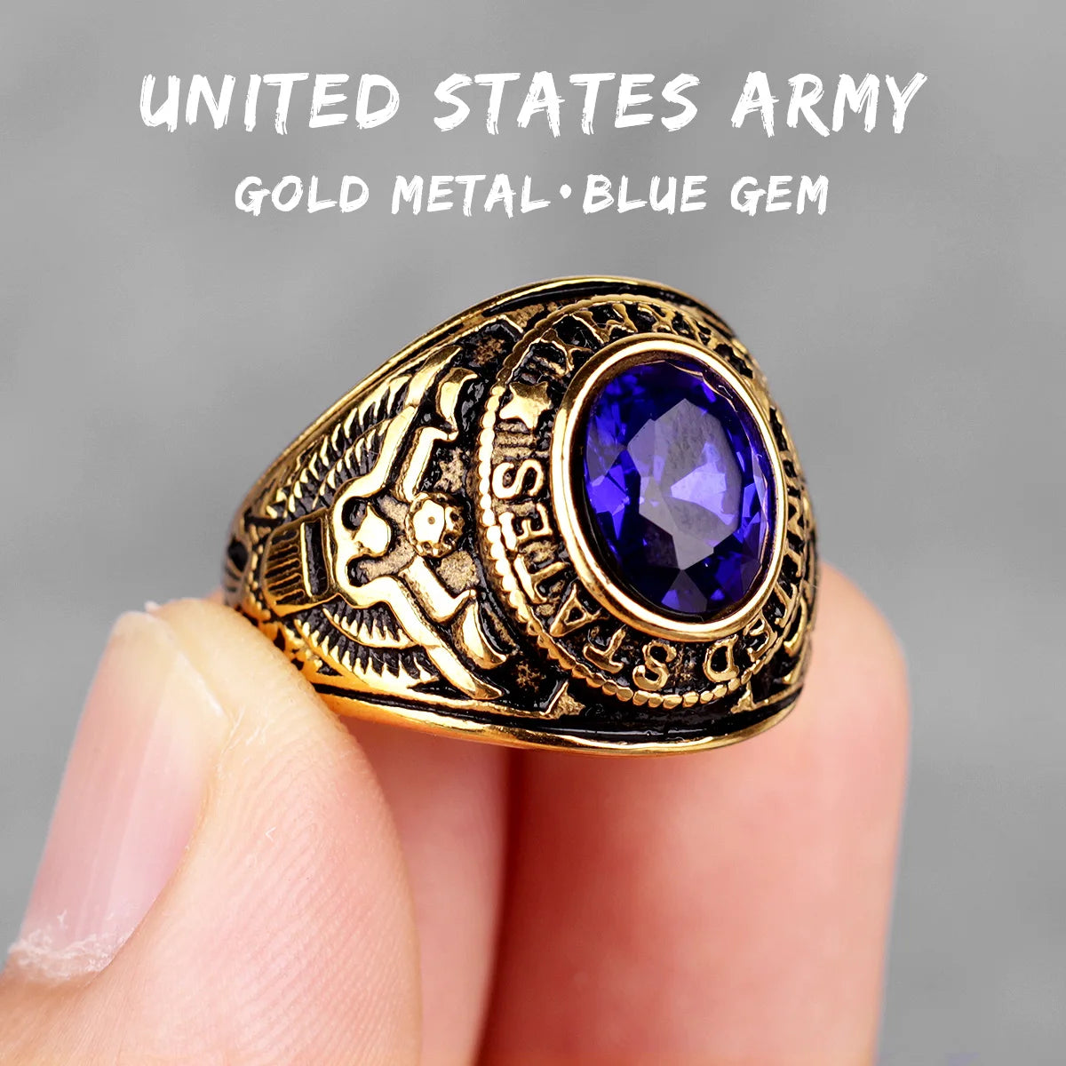 PENDRA Rhinestone Steel Ring