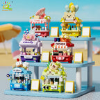 PENDRA Cute Dessert Micro Building Set