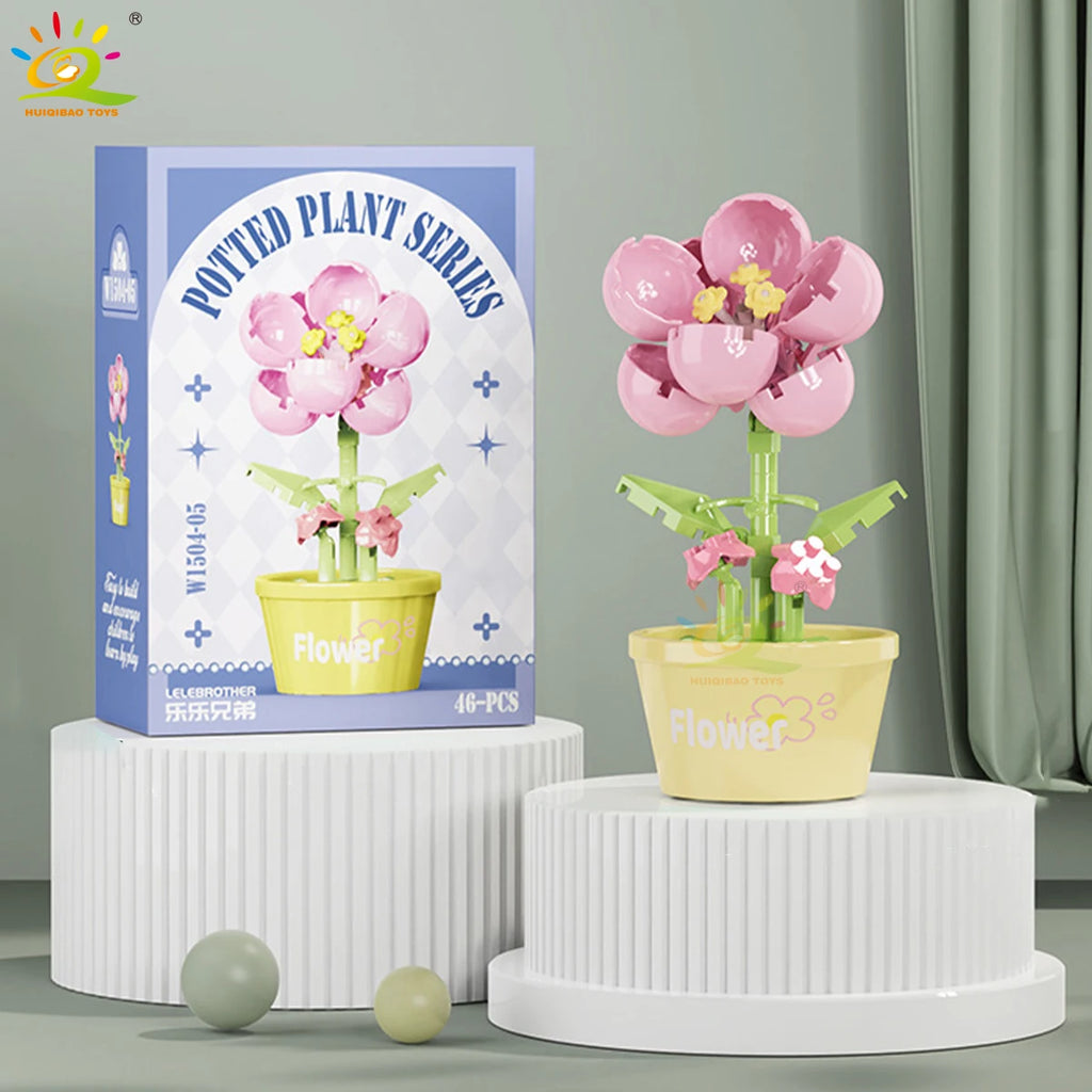 PENDRA Succulent Potted Floral Building Set