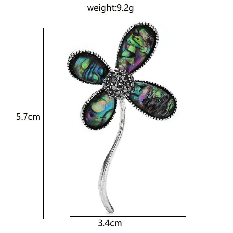 PENDRA Florielle32 Floral Brooch