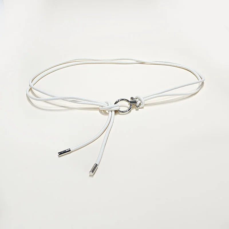 PENDRA Seraene Leather Rope Minimal Belt