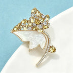 PENDRA Mapletta Elegant Maple Leaf Brooch